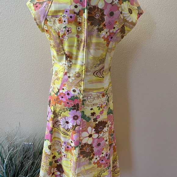 Vintage Ricano Dress, Hawaiian, size 8 - Picture 3 of 5